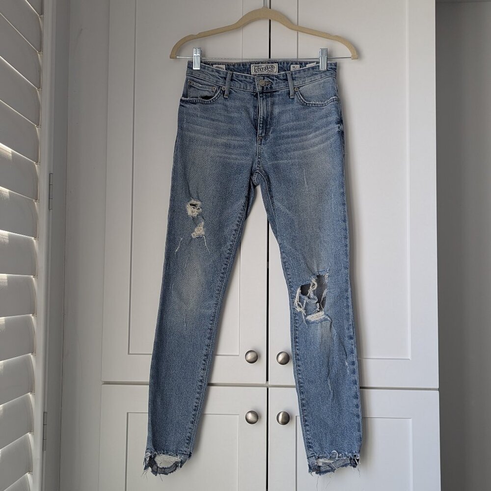Lucky Brand Ava Skinny Distressed Jeans